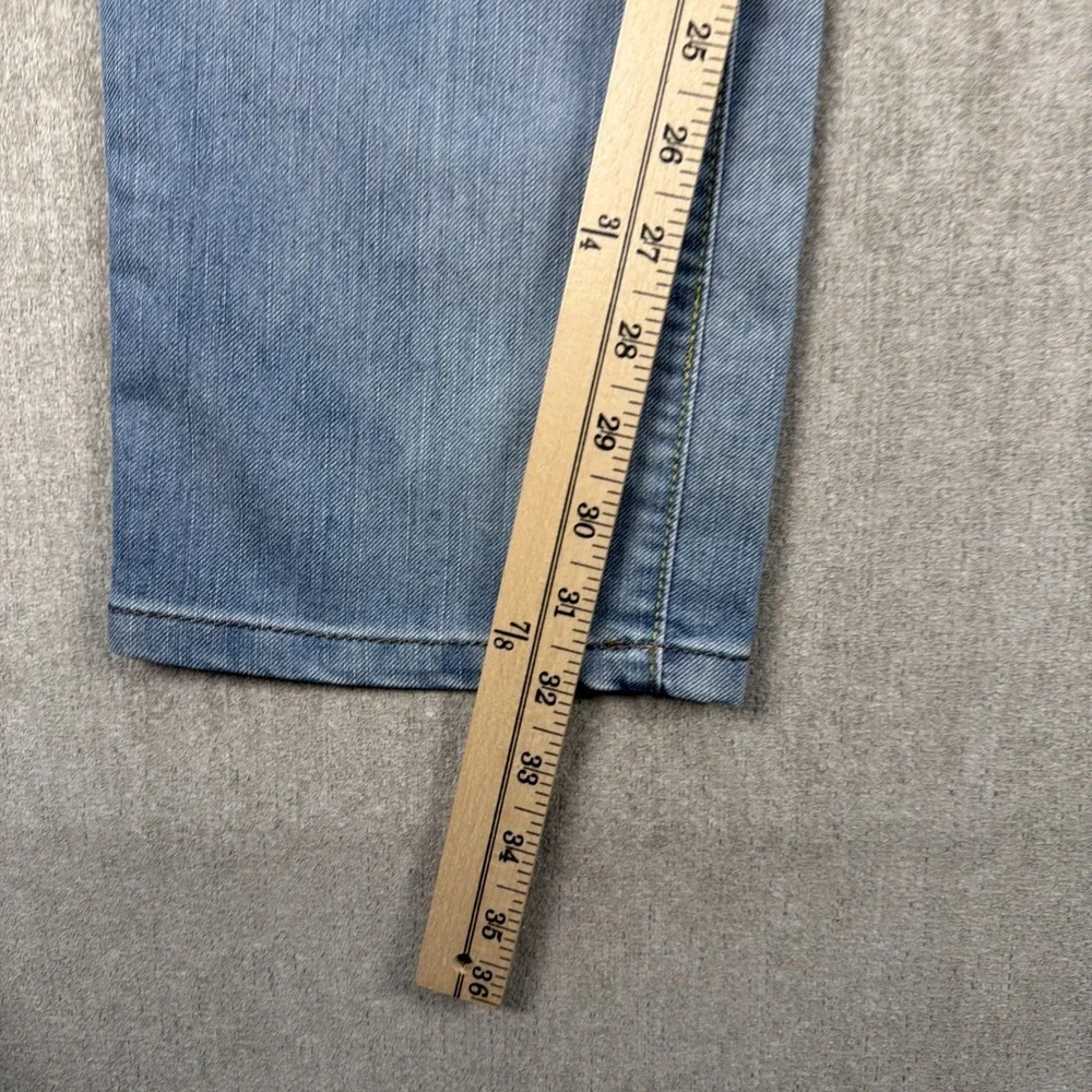 Enzo Tovare Jeans Women 34 Light Wash Denim 5 Pockets Straight Leg